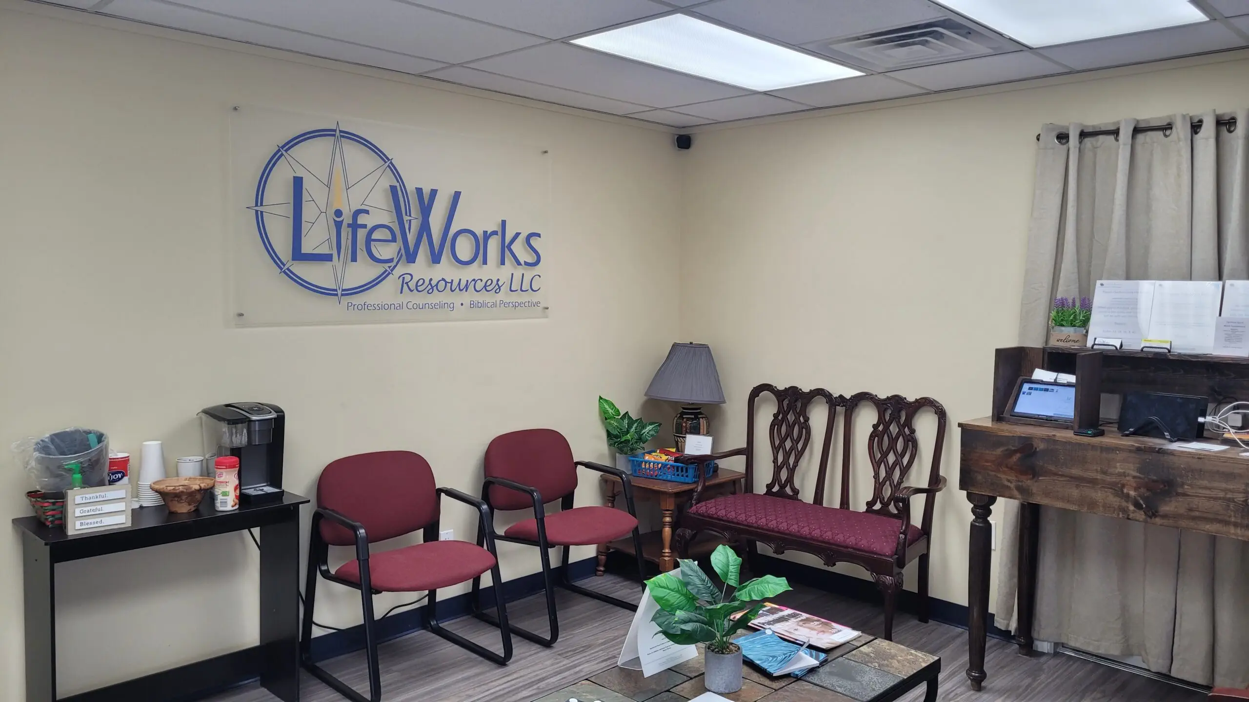 Counseling Office view Front lobby